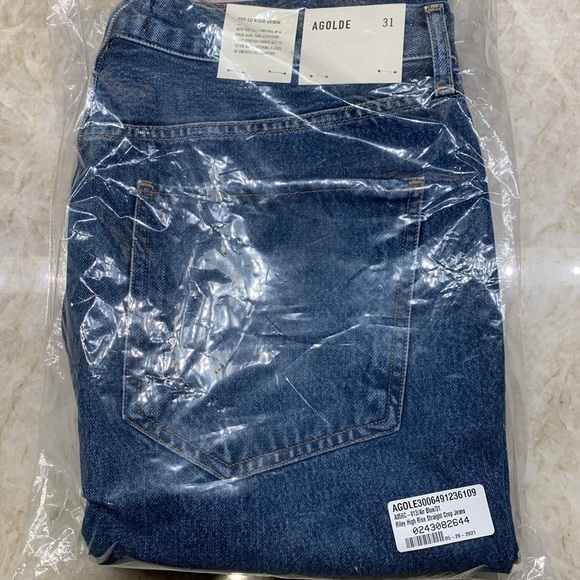 AGOLDE Riley High Rise Straight Crop Jeans - Picture 5 of 10